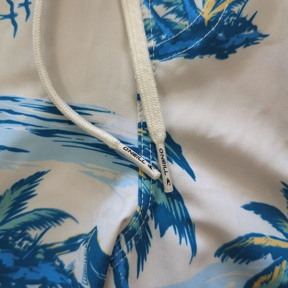 ONEILL HYPERFREAK Boardshorts HyperDry Swim Trunks Men's M Palm Tree Beach‎